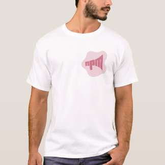 T-shirt du logo en blob rose NPM