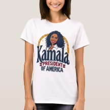 T-shirt du logo Kamala Harris - "Président de l'Am
