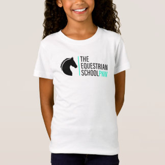 T-Shirt du logo noir des enfants