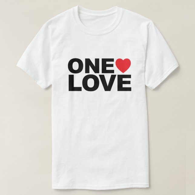 T-shirt du logo OneLove (Design devant)