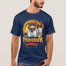 T-shirt du logo SparhawkGames pour hommes