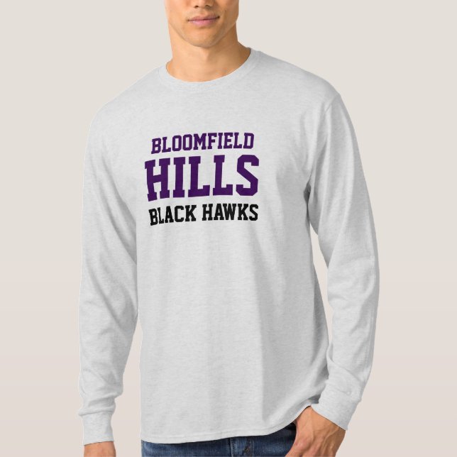 T-shirt du lycée de Bloomfield Hills (Devant)
