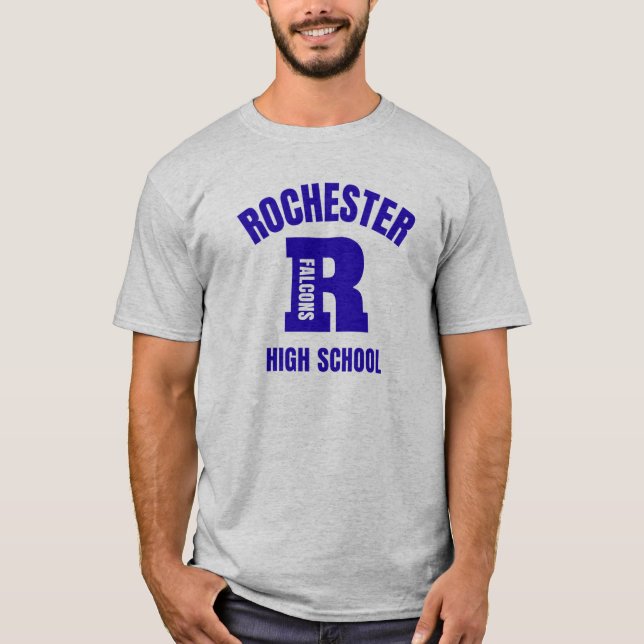 T-shirt du lycée de Rochester (Devant)