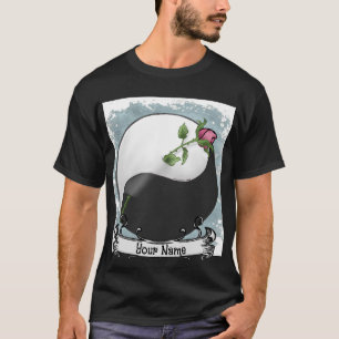 t-shirt du mariage Rose yin yang