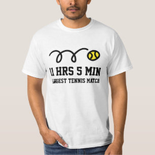 T-shirt du match de tennis le plus long de l'histo