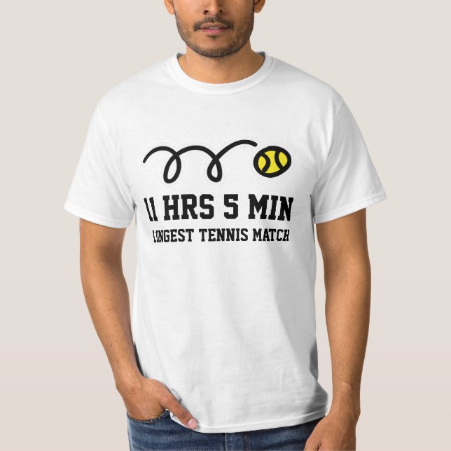 T-shirt du match de tennis le plus long de l'histo (Devant)