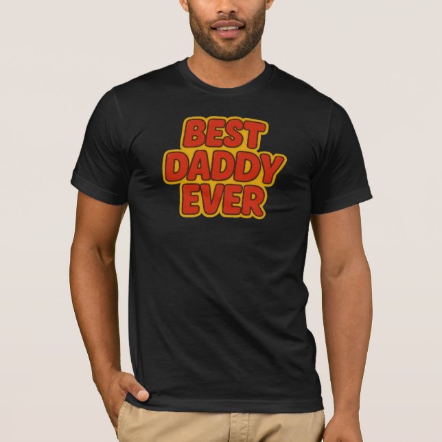 T-shirt du meilleur papa (Devant)