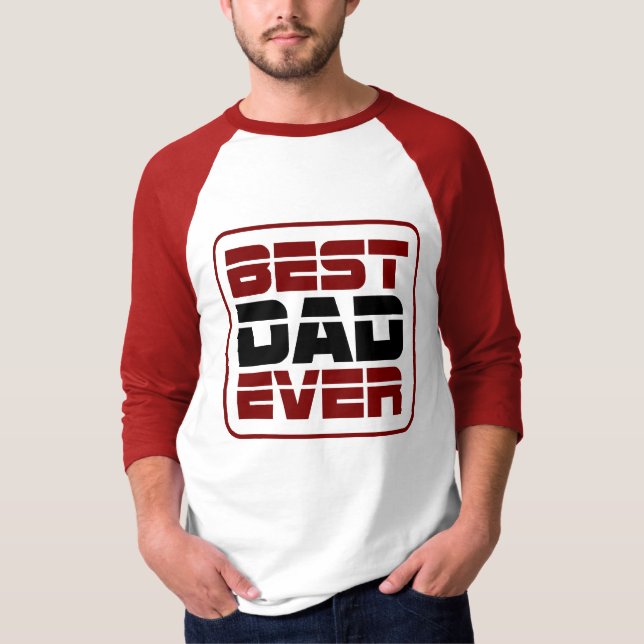 T-shirt du meilleur papa (Devant)