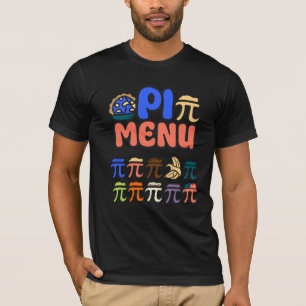T-Shirt du Menu Pi – Tee-shirt drôle sur les maths