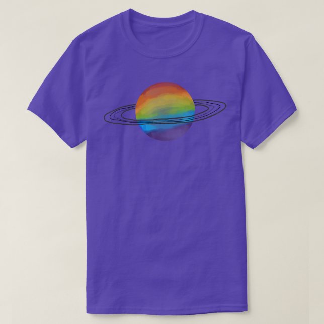T-shirt du mois de la LGBT Espace Gay pride arc-en (Design devant)