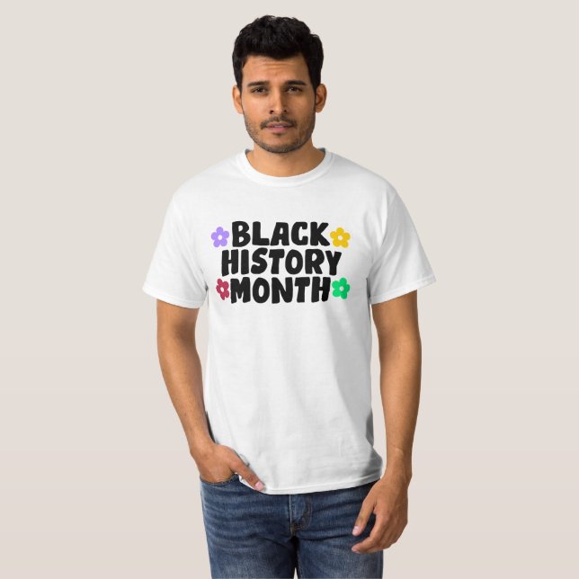 T-shirt du mois de l'histoire noire (Devant entier)