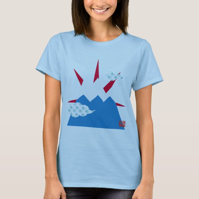 T-shirt du mont Fuji (Devant)