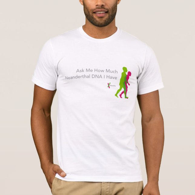 T-shirt du Neanderthal 23andMe (Devant)