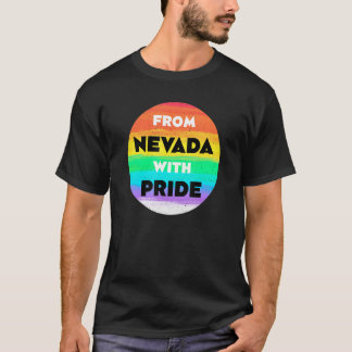 T-shirt Du Nevada avec Fierté LGBTQ dit des citations LGBT