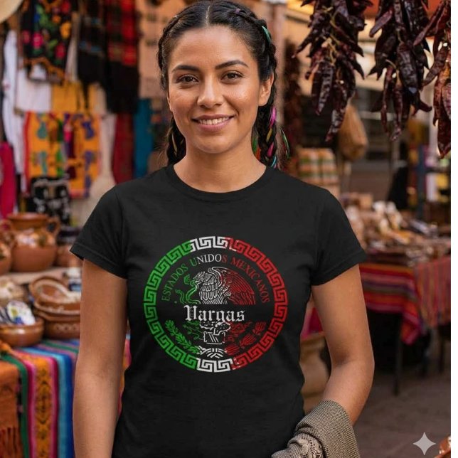 T-shirt du nom de famille Vargas (Vargas Last Name T-shirt
)