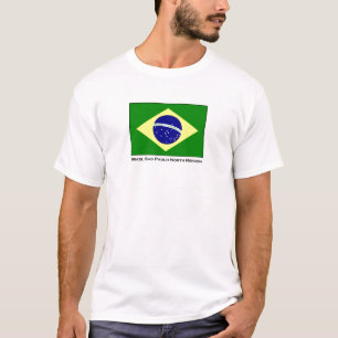 T-shirt du nord de mission du Brésil Sao Paulo LD