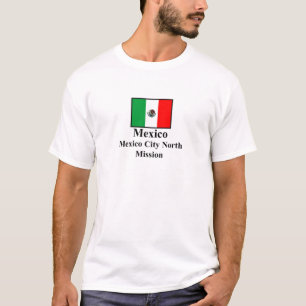 T-shirt du nord de mission du Mexique Mexico