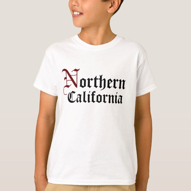 T-shirt Du nord, la Californie badine T (Devant)