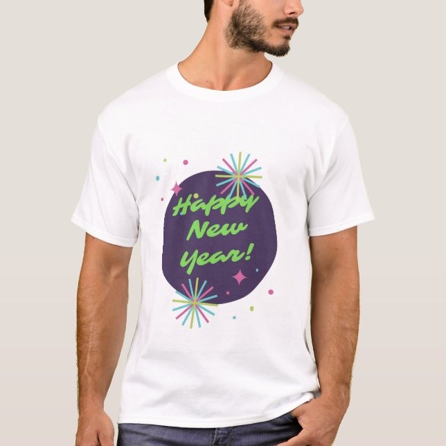 T-shirt du Nouvel An Hommes (Devant)