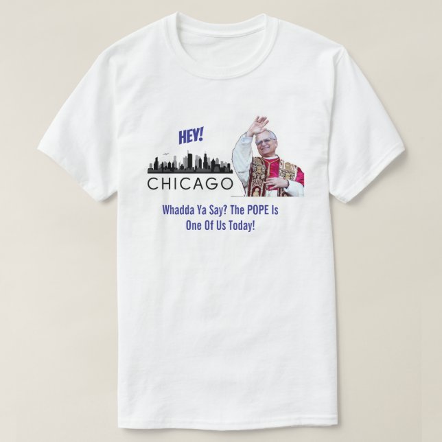 T-shirt du pape Favorite de Chicago (Design devant)