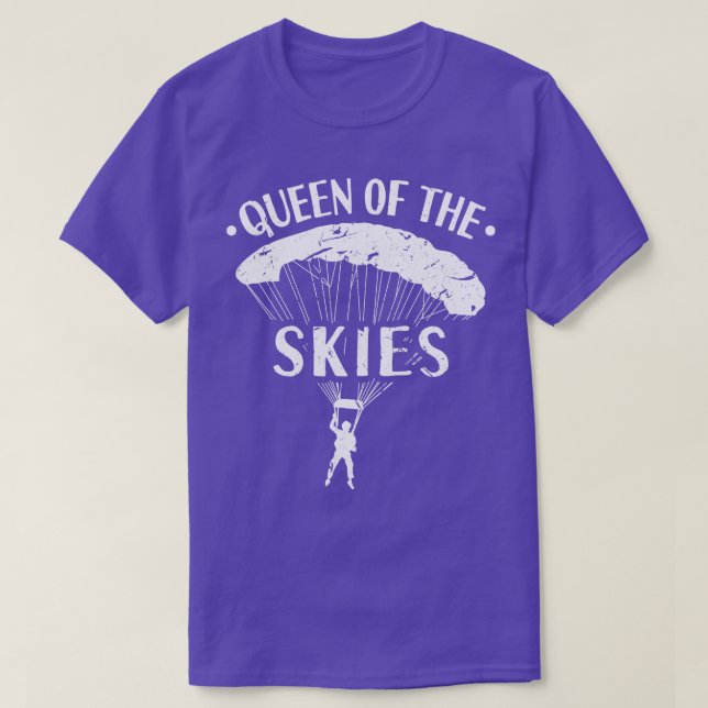 T-shirt du parachute du ciel (Design devant)