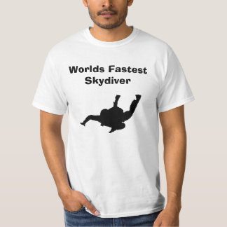 T-shirt du parachutiste le plus rapide du monde