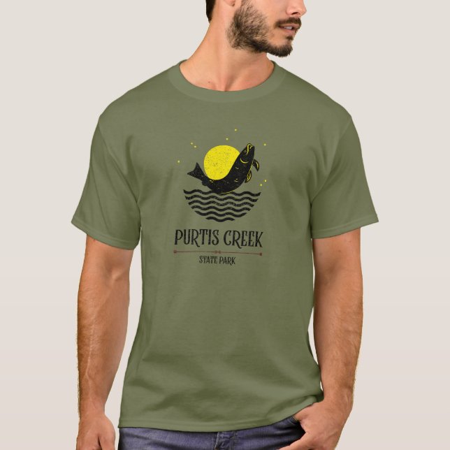 T-Shirt du parc national de Purtis Creek (Devant)