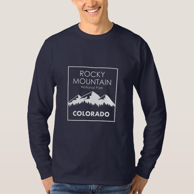 T-Shirt du Parc national des Rocheuses (Devant)
