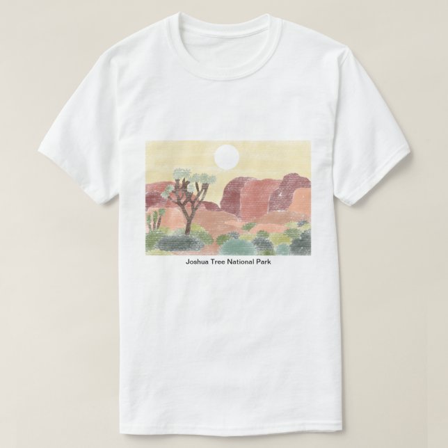 T-shirt du parc national Joshua Tree (Design devant)