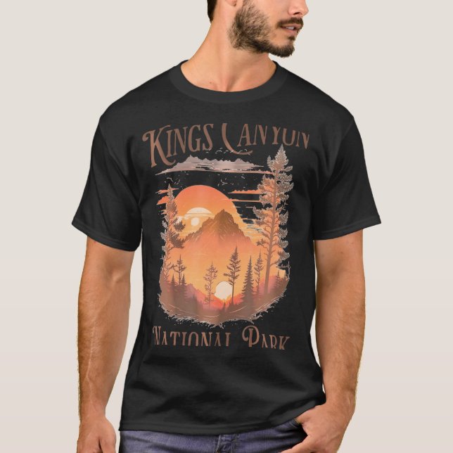 T-Shirt du parc national Kings Canyon (Devant)