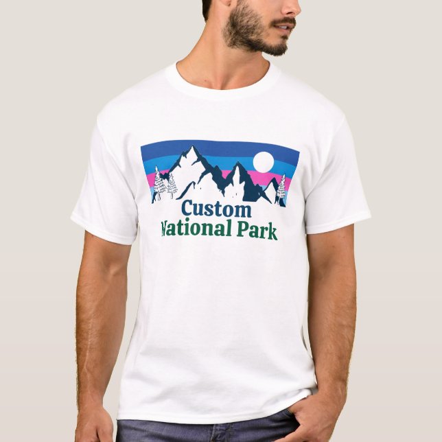 T-shirt du parc national sur mesure (Devant)