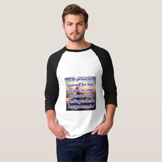 T-shirt du parcours de fierté et de progrès (Devant entier)