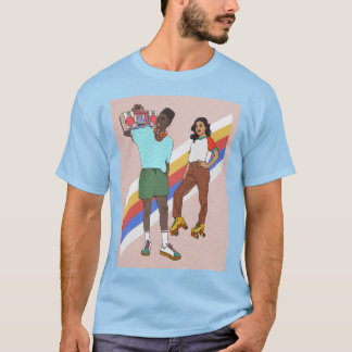 T-shirt du parti Rétro Block