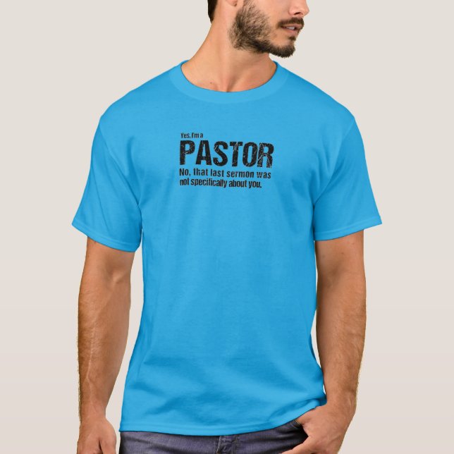 T-shirt du pasteur (Devant)