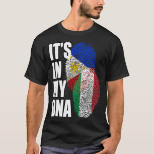 T-Shirt Du Patrimoine Du Drapeau Italien Et Philip