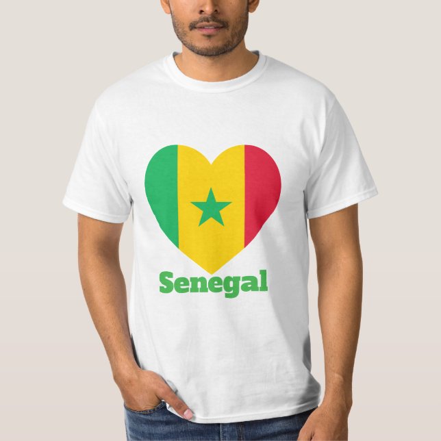 T-shirt du pavillon du coeur du Sénégal (Devant)
