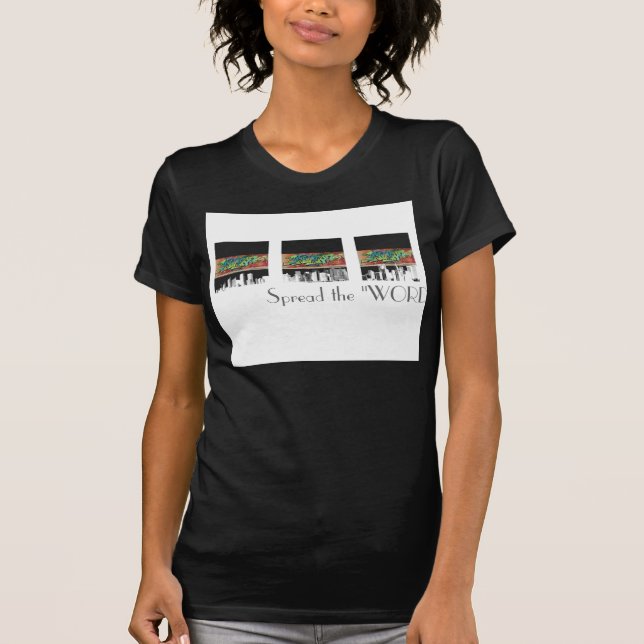 T-shirt du paysage urbain 1 - customisé (Devant)