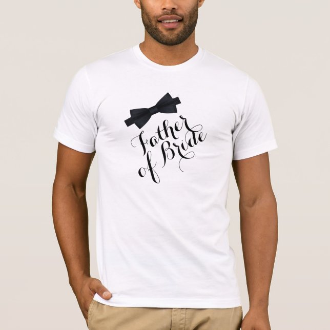 T-Shirt du Père de la Mariée pour le Mariage (Devant)