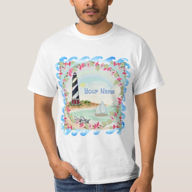 T-shirt du phare de Cape Hatteras (Devant)