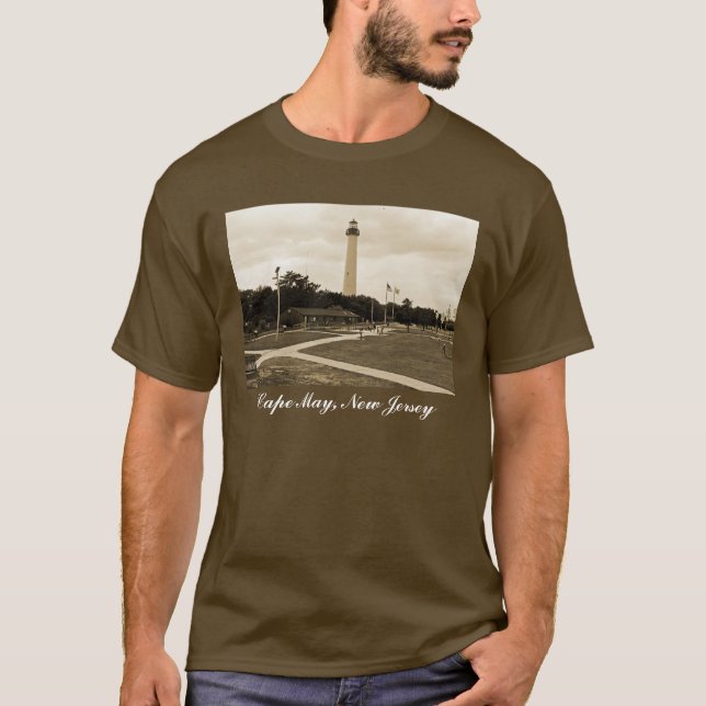 T-shirt du phare du Cap May (Devant)