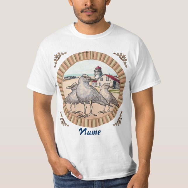 T-shirt du phare Gulls (Devant)