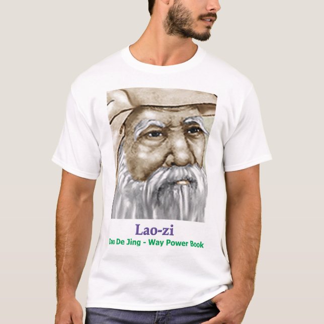 T-shirt du philosophe chinois Laozi (Devant)
