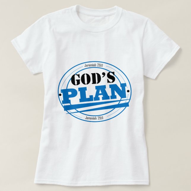 T-shirt du plan de Dieu (Design devant)