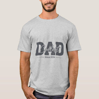 T-shirt du plus cool papa depuis 2021 pour la prem
