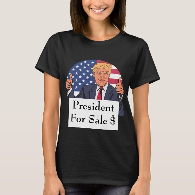 T-shirt du président à vendre (Devant)