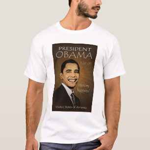T-shirt du Président Obama Grunge Tattered