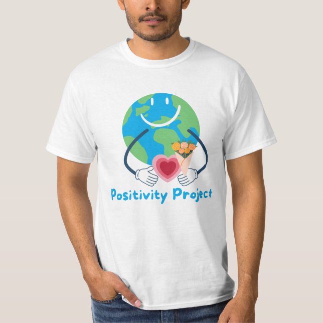 T-shirt du projet de positivité (Devant)