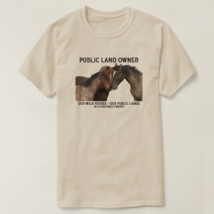 T-shirt du propriétaire des terrains publics