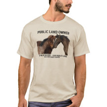 T-shirt du propriétaire des terrains publics
