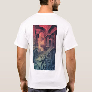 T-shirt du puzzle géométrique cinématique